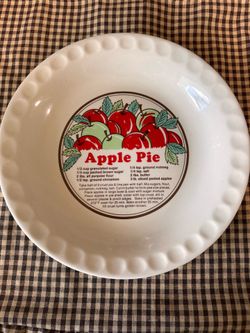 Sunnycraft Apple Pie baking dish