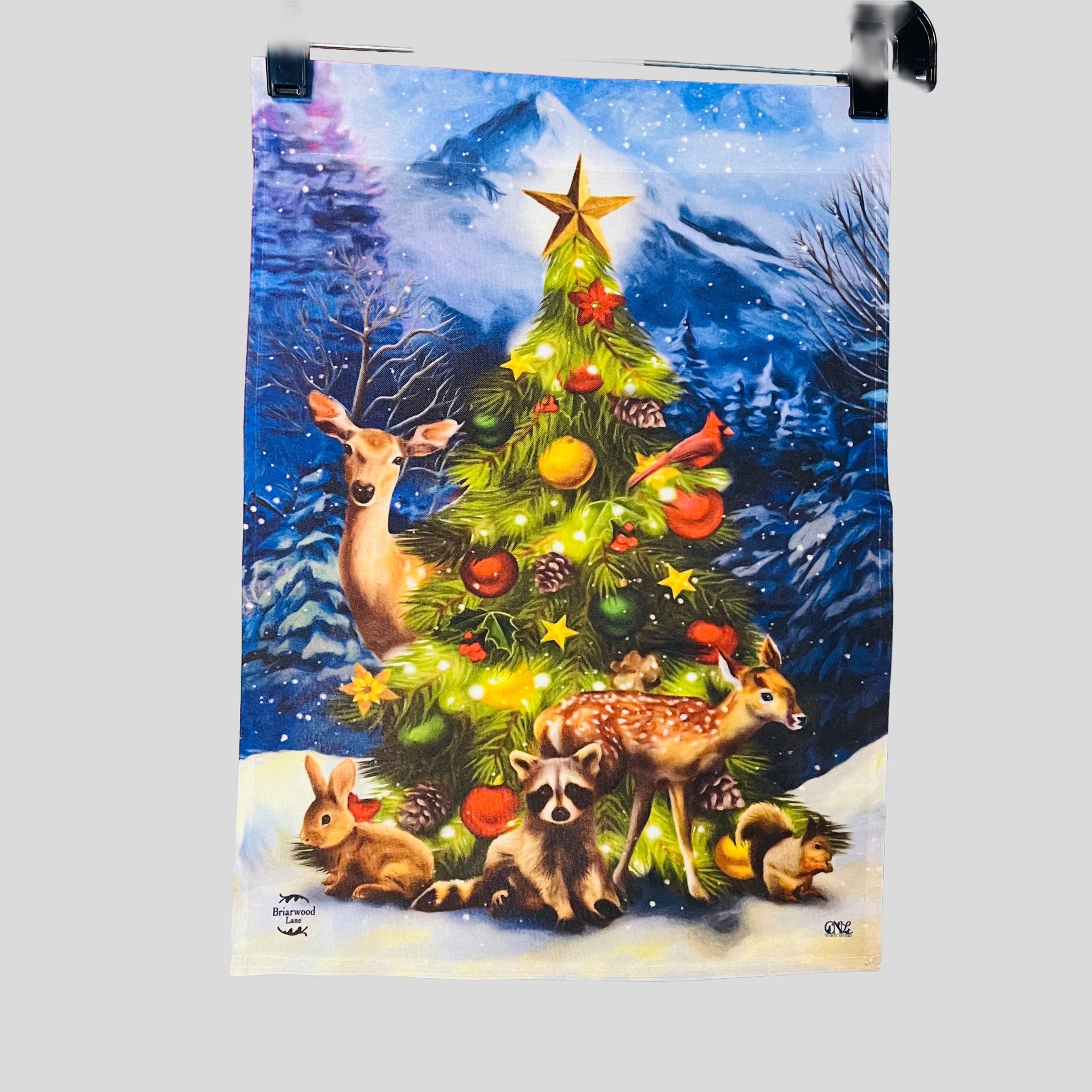 Briarwood Lane Holiday Outdoor Christmas Tree Flag