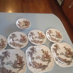 Jones Brothers Old Mill Plates