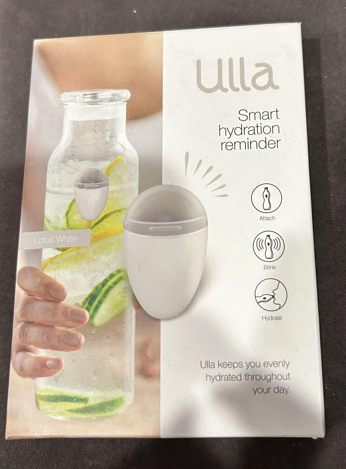 Ulla Smart Hydration Reminder - Lotus White