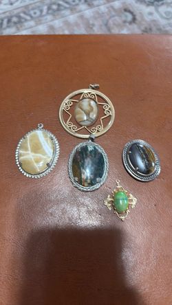 Vintage Stone Pendants
