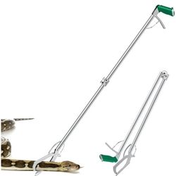 60" snake tongs collapsible grabber, professional reptile snake catcher