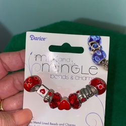 $8 or Free with another purchase mingle beads and charms 