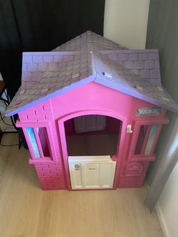 Pink and Purple little tikes Play house