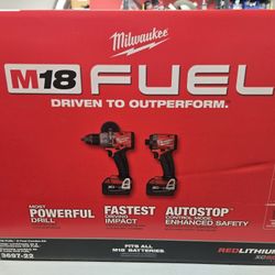 Milwaukee Fuel Impact & Drill Combo Kit
