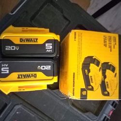 New 5ah DeWalt Batteries 
