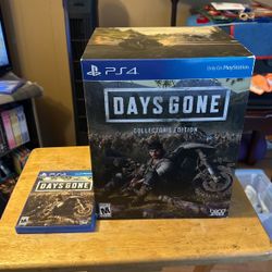 Days Gone PS4 Collectors Edition CIB 