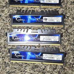 G.SKILL RipjawsX 16GB (4x4GB) DDR3-1333 PC3-10666 CL7 Desktop RAM F3-10666CL7Q