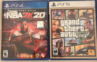GTA THEFT Auto V / NBA 2k20- PlayStation 4