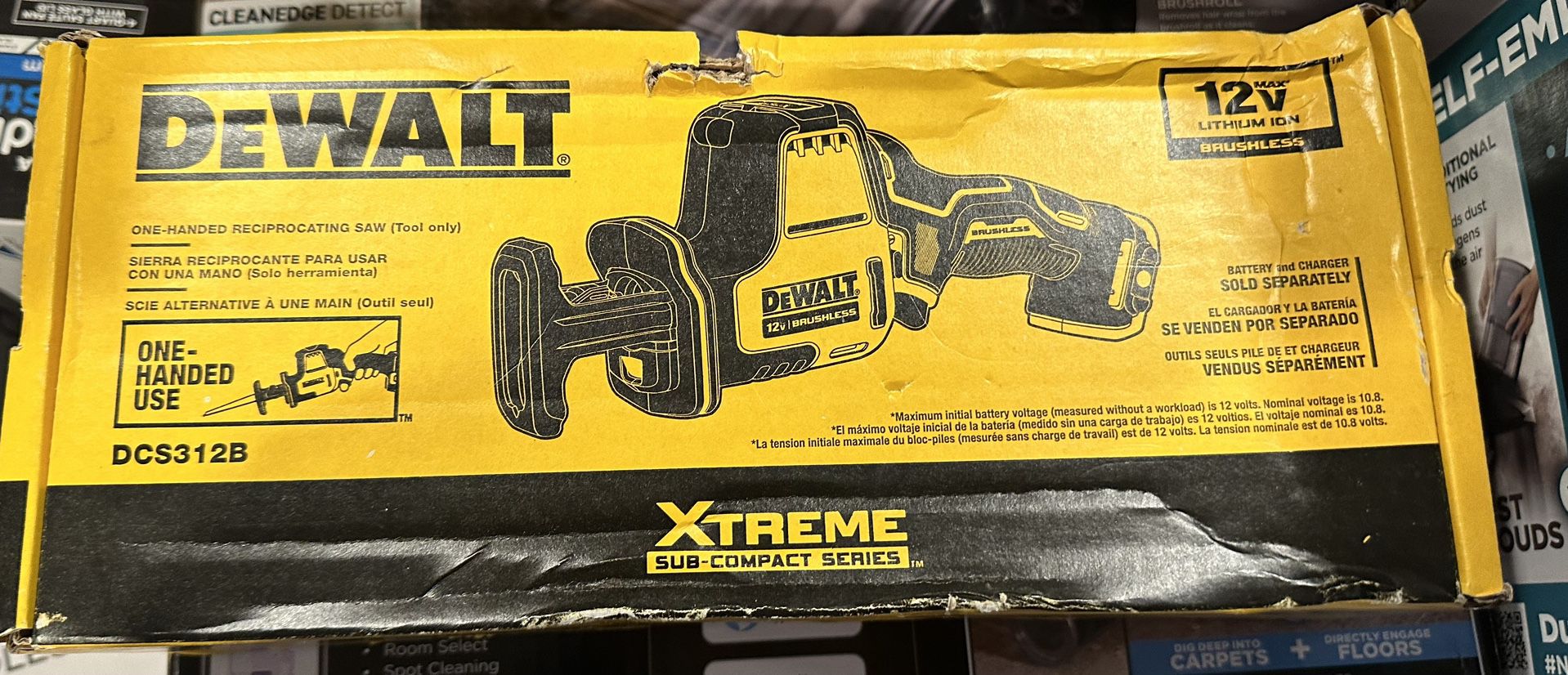 DEWALT XTREME 12-volt Max Variable Speed Brushless Cordless Reciprocating Saw (Bare Tool)