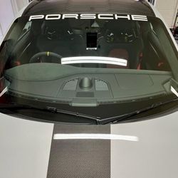 Porsche Windshield Banner