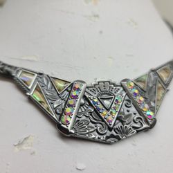 VINTAGE DESIGNER ART DECO MARCASITE 