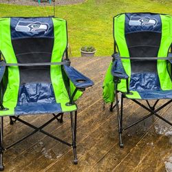 2 Adult Seahawk Camp Chairs