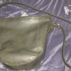 Women's Dolce Vita Large Brownish Gray Crossbody Bucket Shaped Purse/Handbag