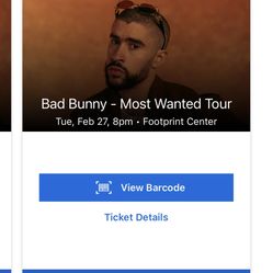 Bad Bunny Most Wanted Tour Tickets