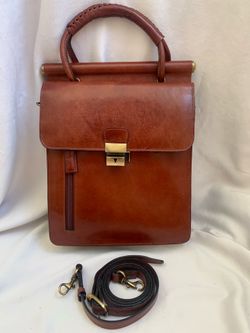 Genuine Handmade Leather Purse - BROWN