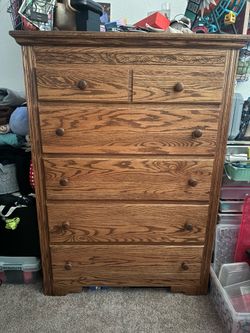 Solid oak dresser