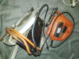 Tools Electric Hand Blade Saw And Jig Saw Black And Decker