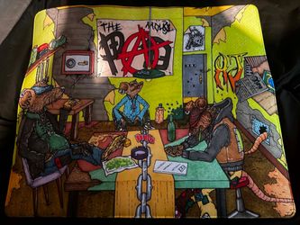The Mouse Pad Punk Art Desk Mat