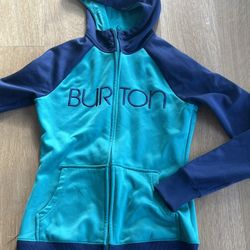 Burton Zip Up Sweatshirt Womens 