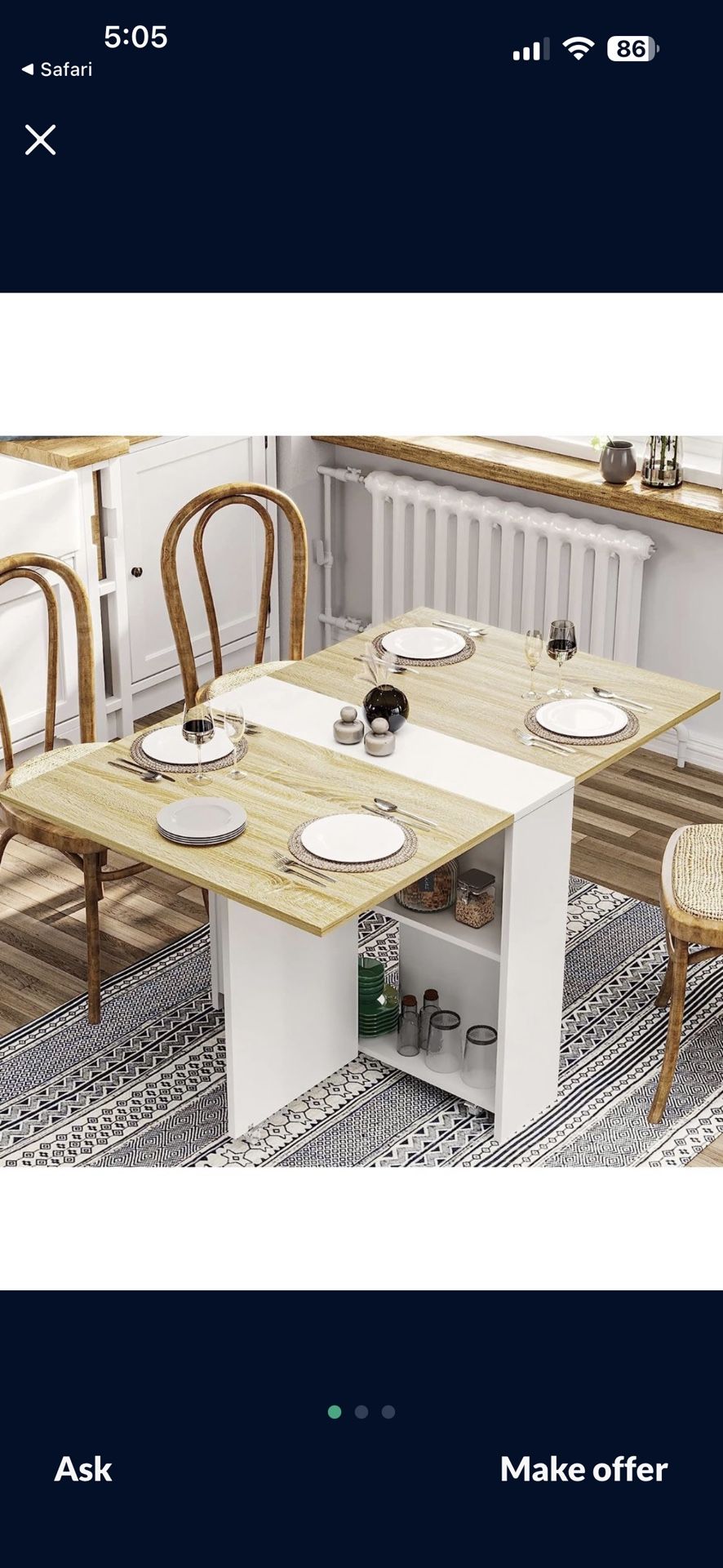 Dining/Desk/ Craft Table