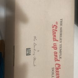 Shirley Temple Cheer Porcelain Doll