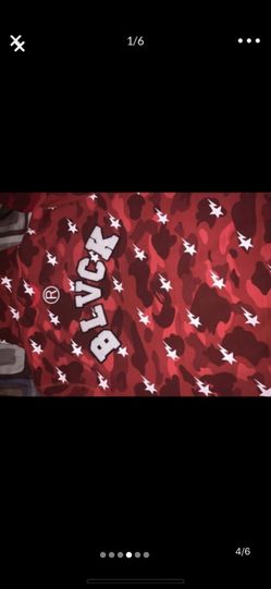 Bape BLCVK size large like new super rare