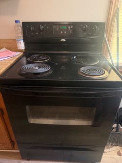 Whirlpool stove and refrigerator
