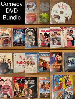 Comedy DVD Lot — 22 DVD Items / 27 Movies — Austin Powers, Clue, & Spaceballs