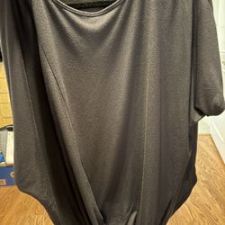Athleta Top Black Size XL