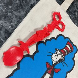 Dr. Seuss Retractable Spoon & Book Tote Bag — Collectible 1990’s 