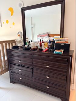 Dresser and Mirror