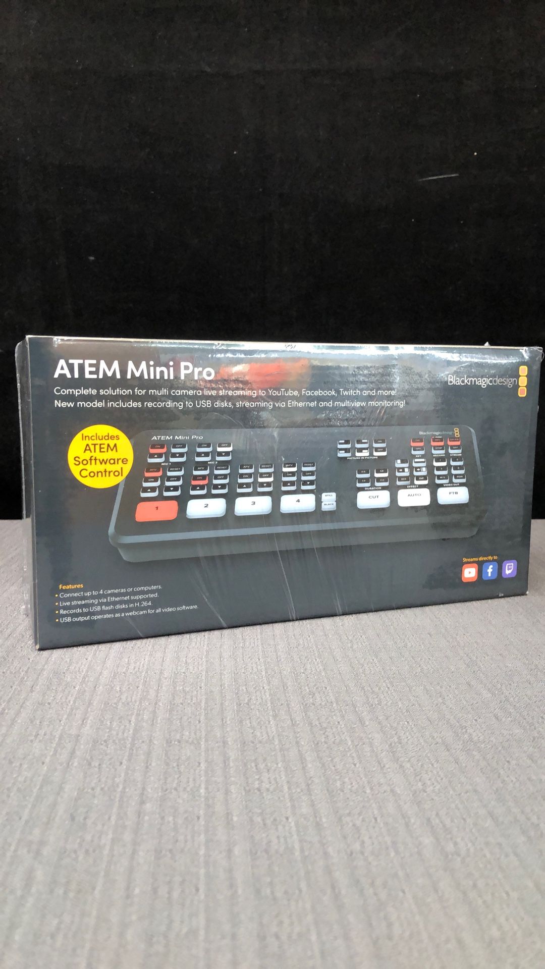 Blackmagic Design ATEM Mini Pro HDMI Live Stream Switcher