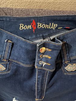 Bon Bon Up Dark Wash Jeans pantalón colombiano talla 16