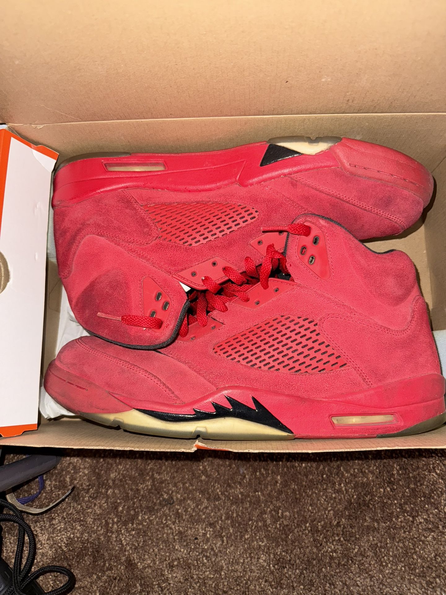 Jordan 5 Retro Red Suede