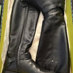Tory Burch Women's Leather Derby Riding Boot
