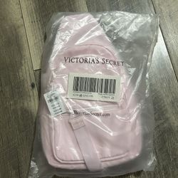 VS Pink Nylon Sling Backpack