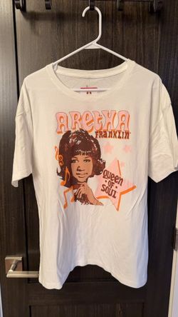Aretha Franklin Queen of Soul Graphic T-Shirt XL 0449