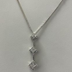14k Ladies Diamond Necklace