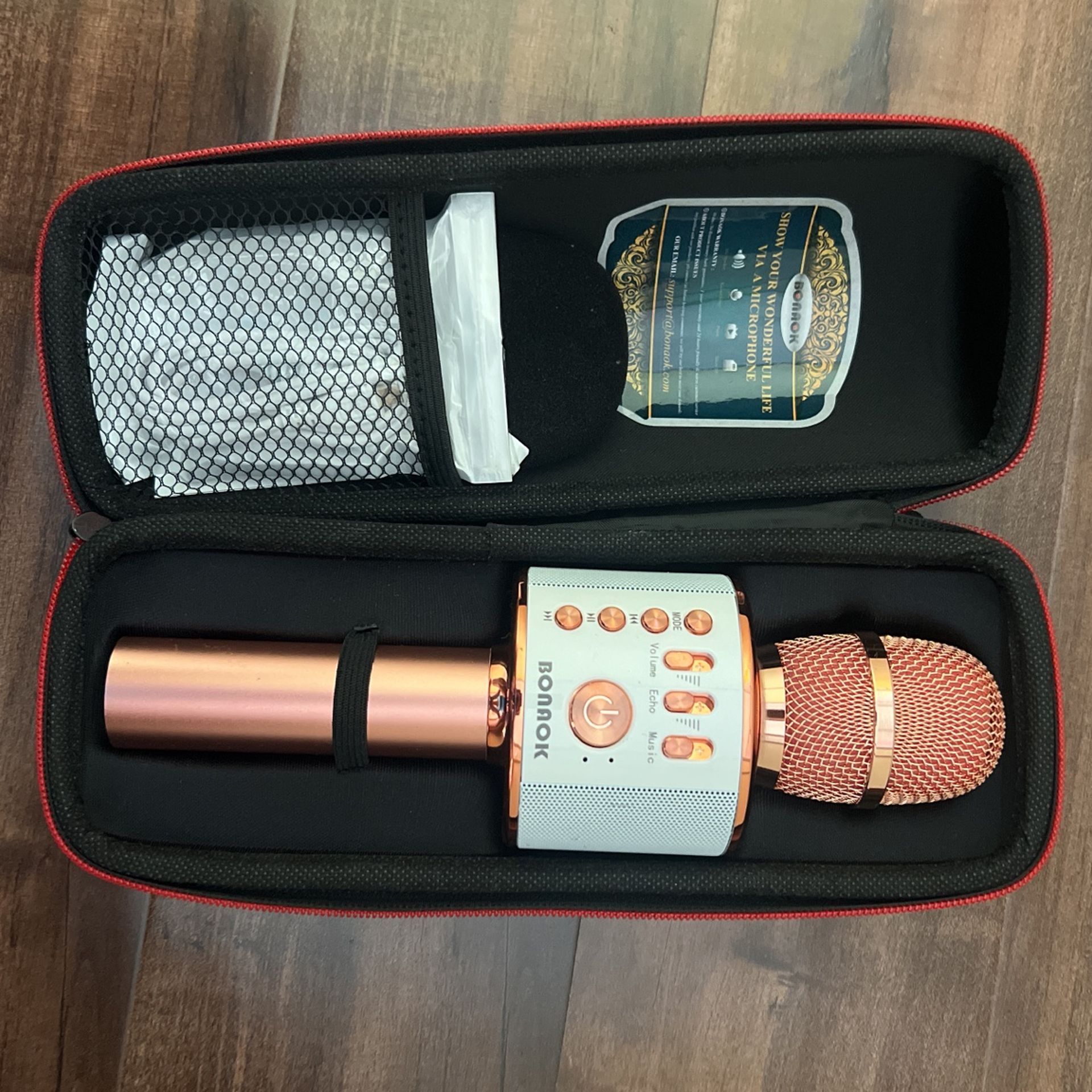 Beautiful Rose Gold Microphone