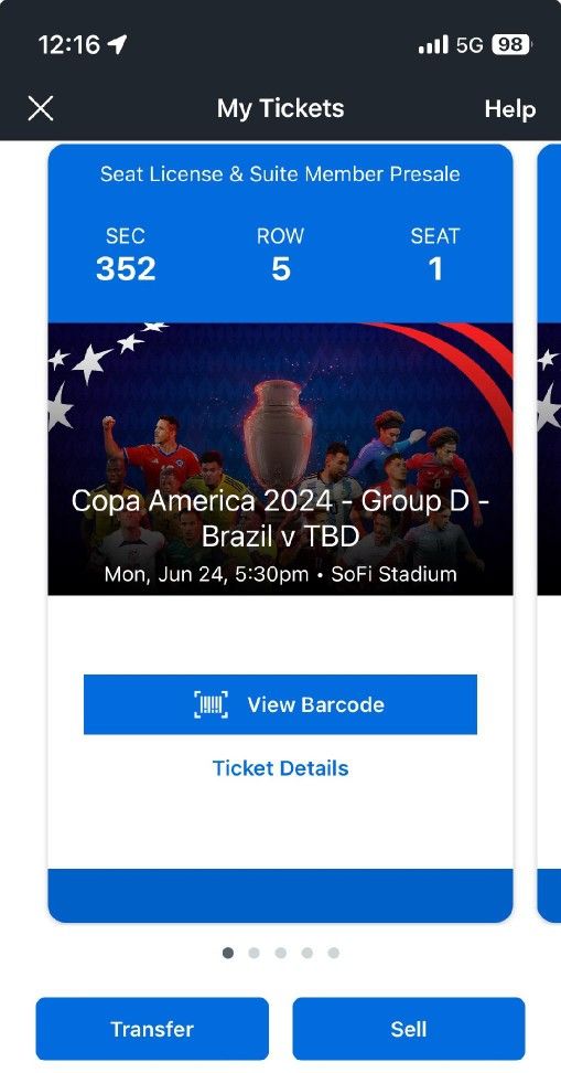 Copa America 2024-Brazil vs. TBD
