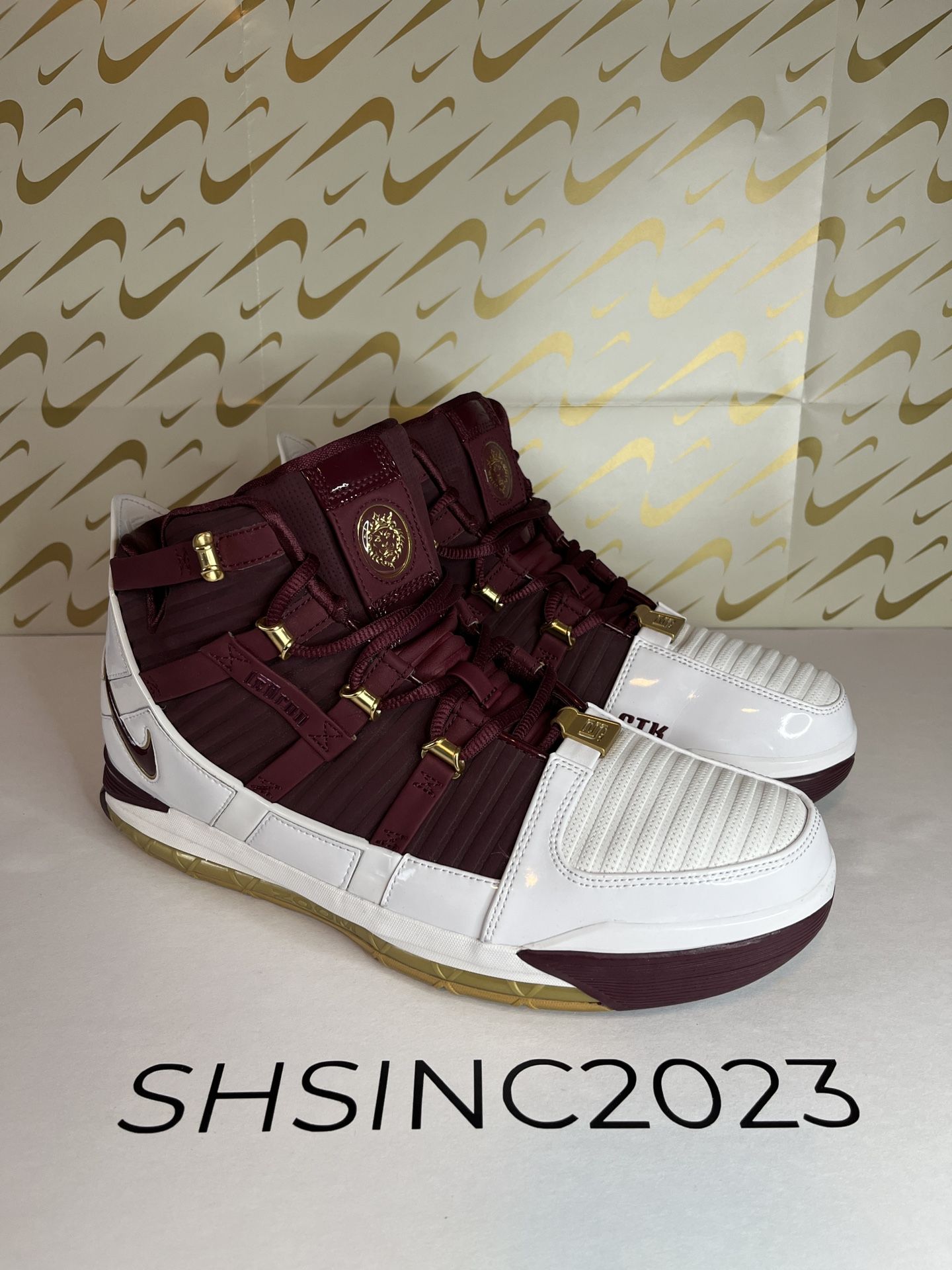 Size 12.5 Nike LeBron 3 Christ The King CTK