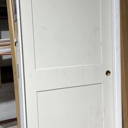 JELD-WEN 36-in x 80-in Primed Hollow Core 2-panel Left Hand Molded Composite Single