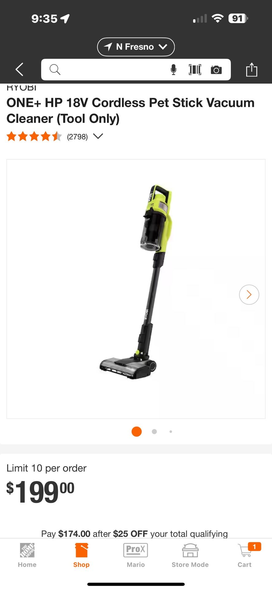 Ryobi  Vacuum 