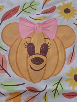 2026 Disney Parks Starbucks Enjoy Fall at  Disneyland Canvas Tote Bag New