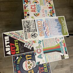 ACL / 2017 Austin City Limits Music Festival Poster / 13” X 19”