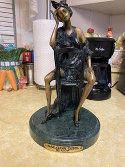 Vintage Saloon Girl By Luis Icart