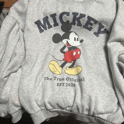 Mickey Mouse Crew Neck Sweatshirt 