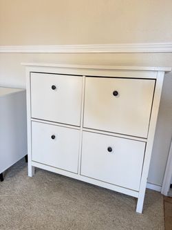 IKEA Hemnes White Shoe Cabinet