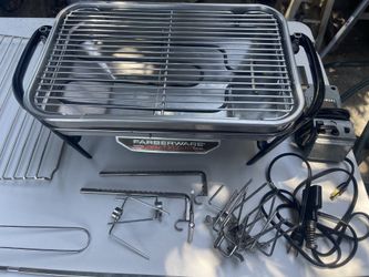 Vintage Farberware Open Hearth Electric Broiler Rotisserie Model 441